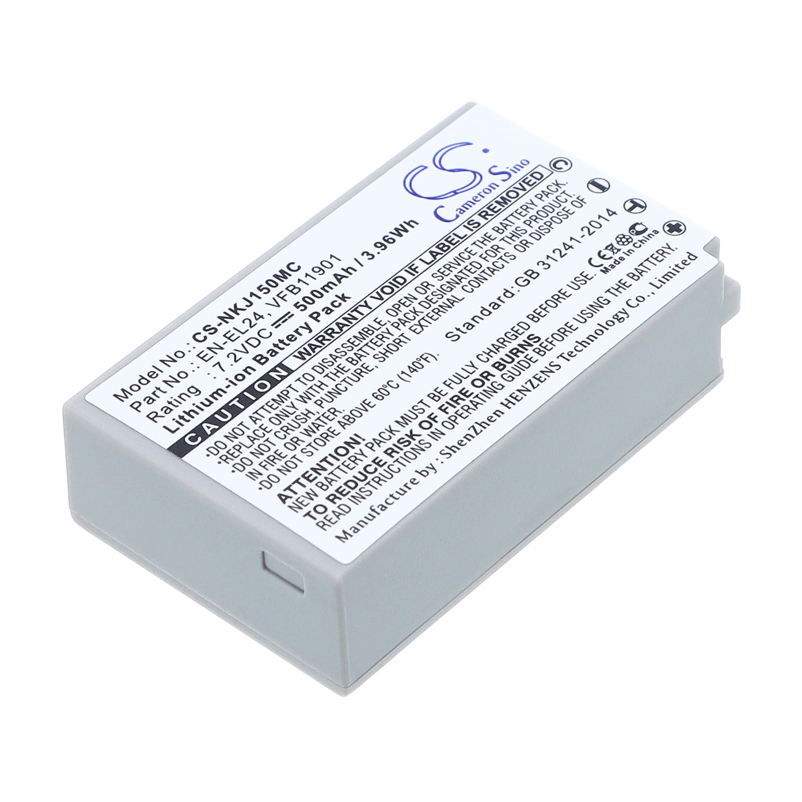 Batteri till Nikon som ersätter EN-EL24