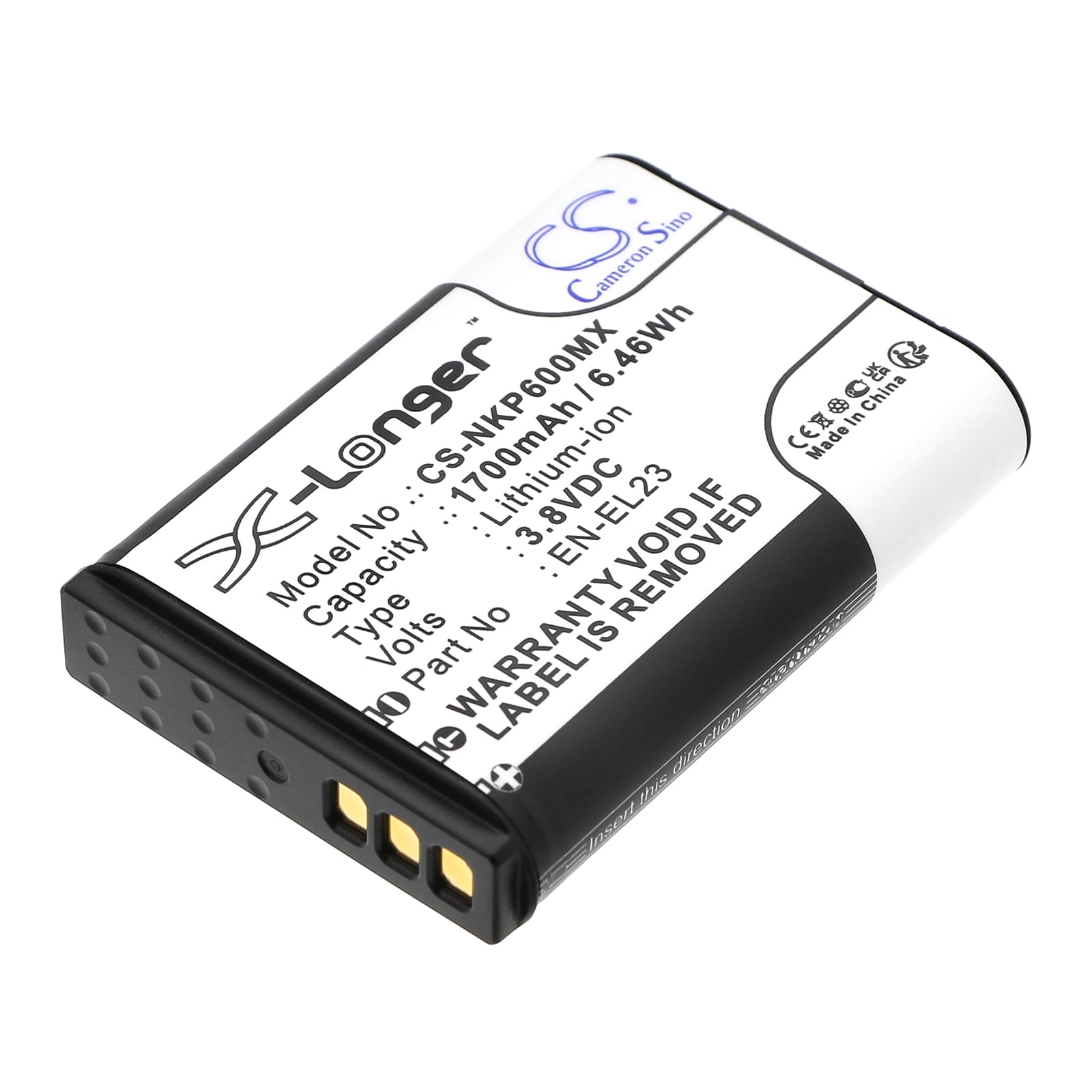 Batteri till Nikon som ersätter EN-EL23