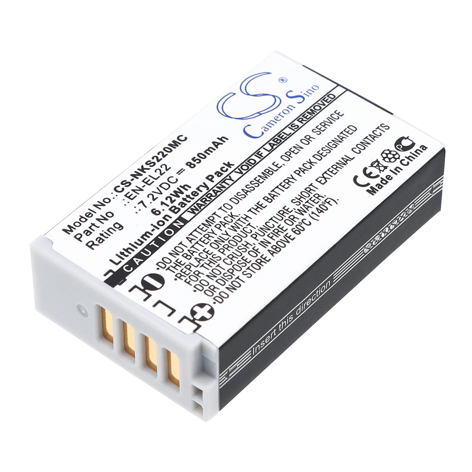 Batteri till Nikon som ersätter EN-EL22
