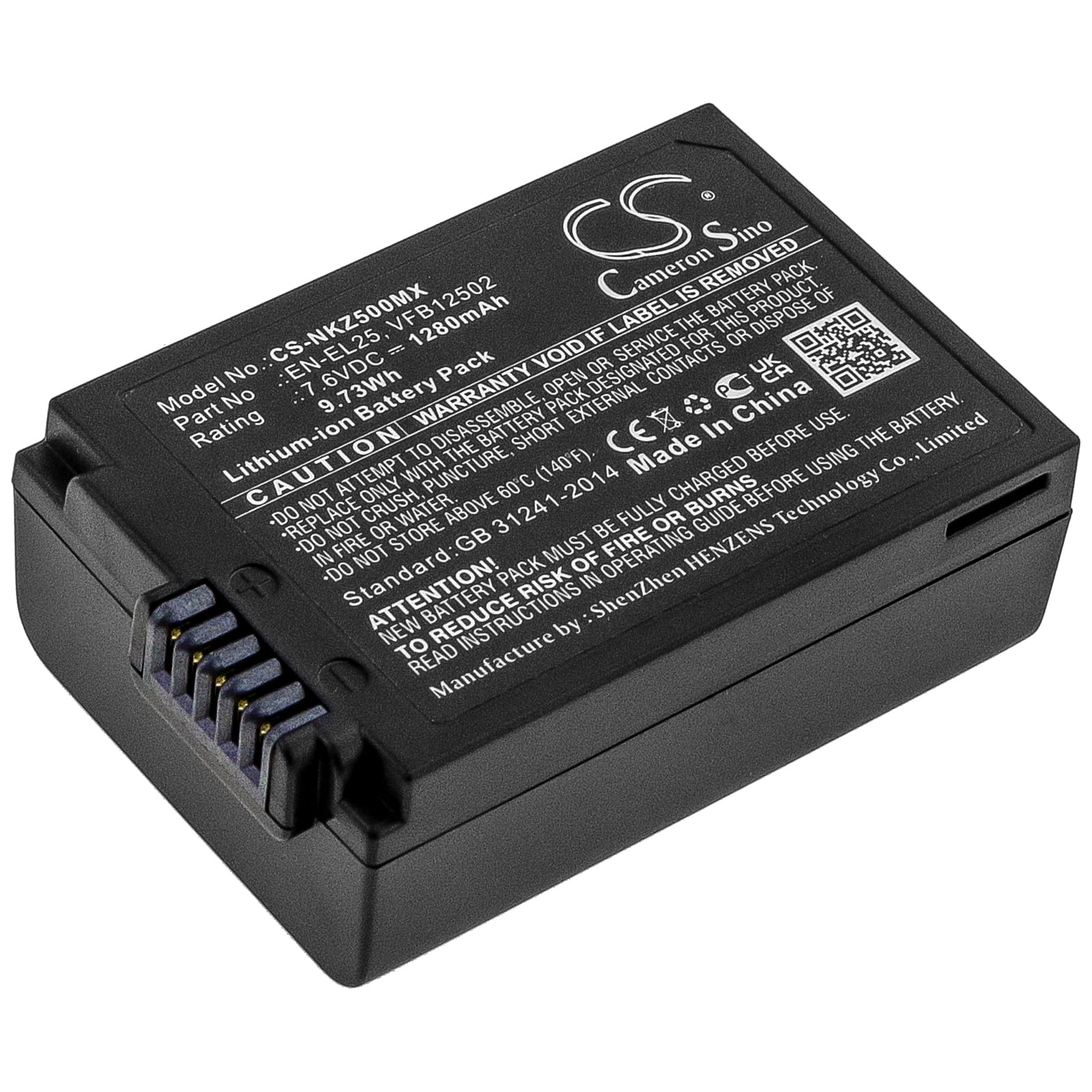 Batteri till Nikon som ersätter EN-EL25