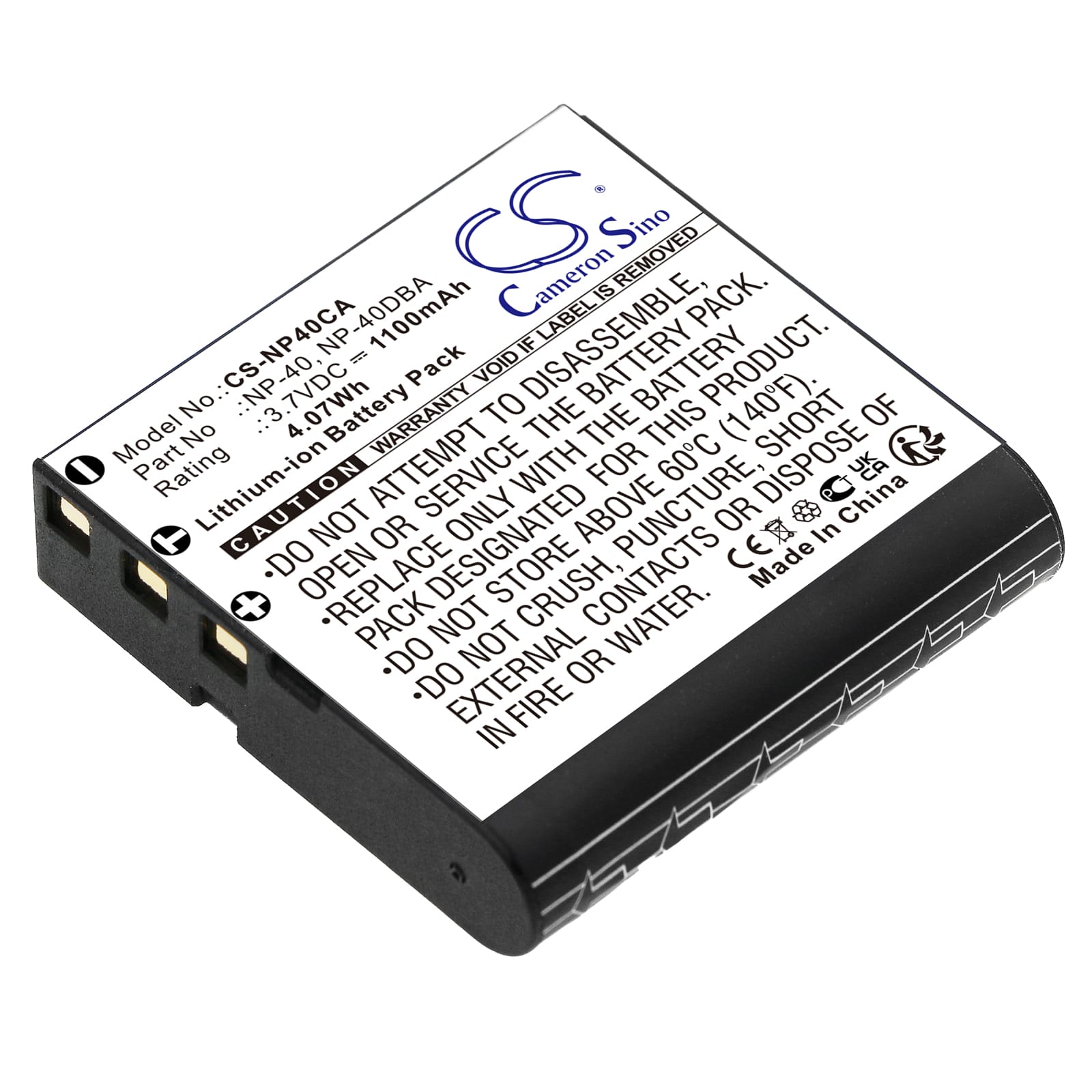 Batteri till Fujifilm som ersätter NP-40DBA