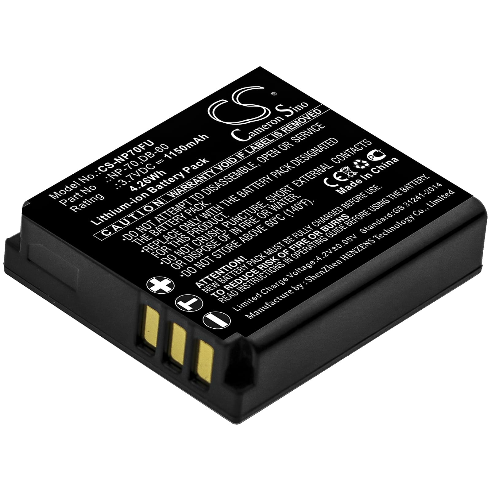 Batteri till Panasonic - CGA-S005 mfl