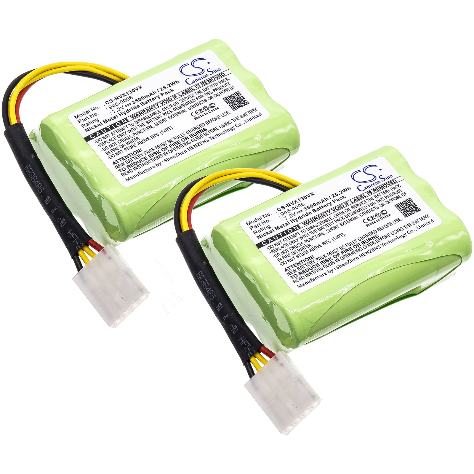 Batteri till Neato All Floor mfl - 3.500 mAh - 2 pack