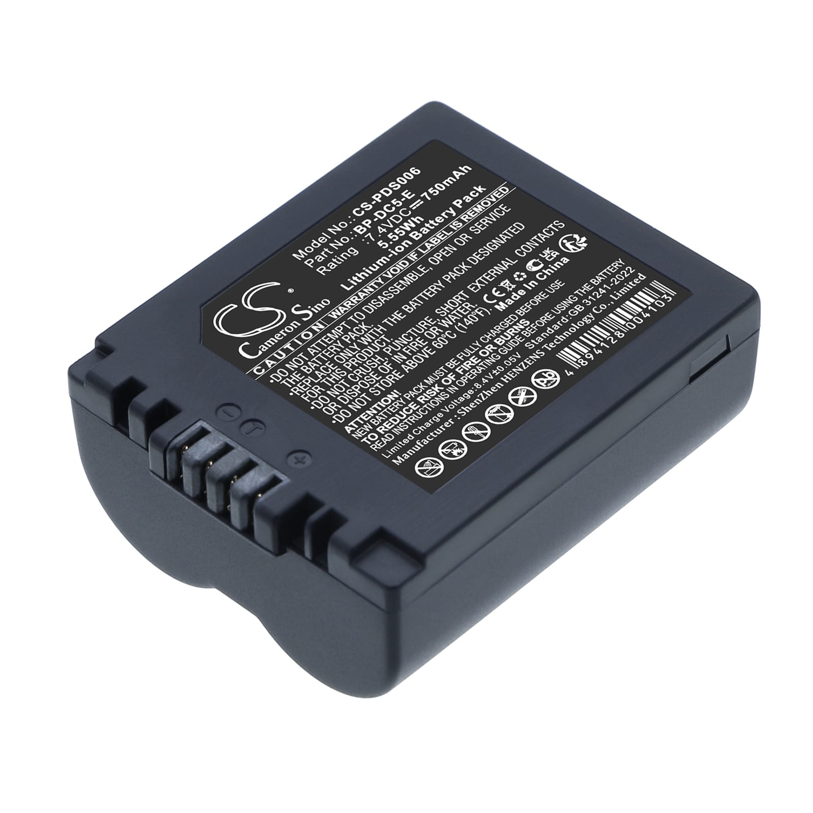 Batteri till Panasonic som ersätter CGA-S006 mfl