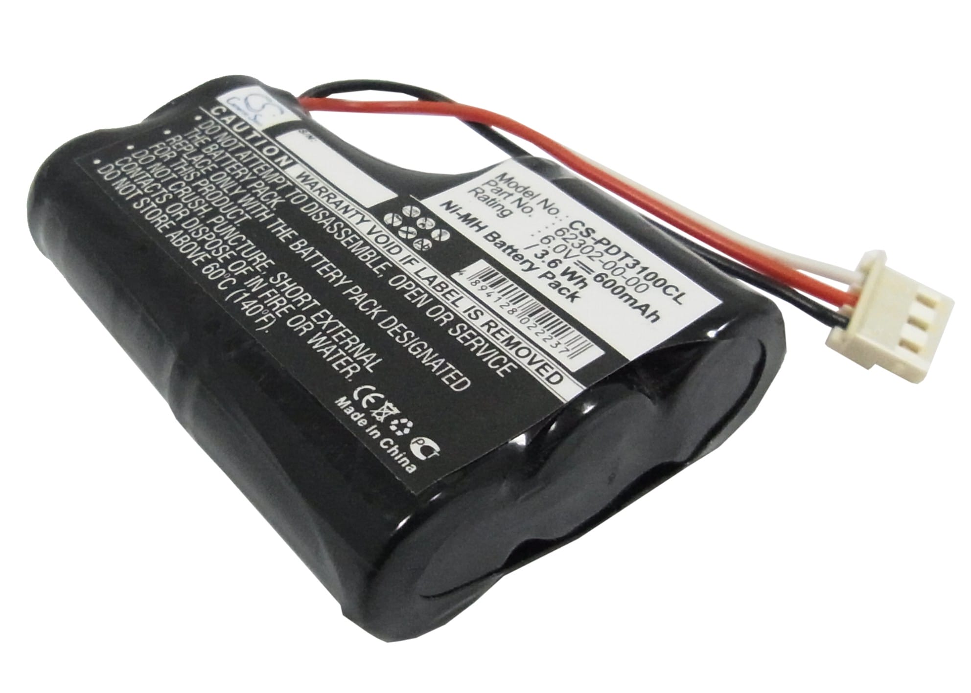 Batteri till Symbol PDT 3100 mfl - kabelkontakt