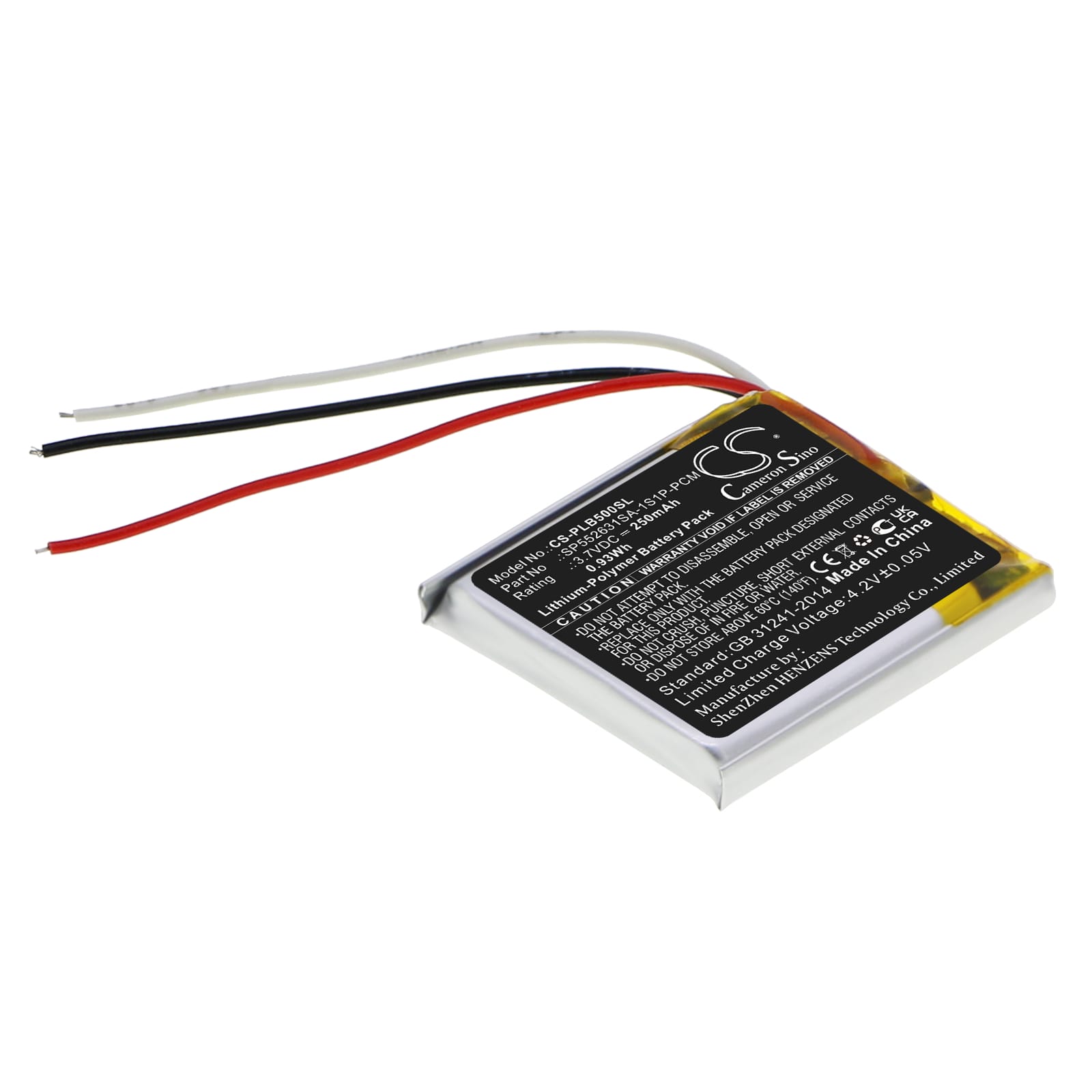 Batteri till Plantronics BackBeat 500 mfl - 250 mAh