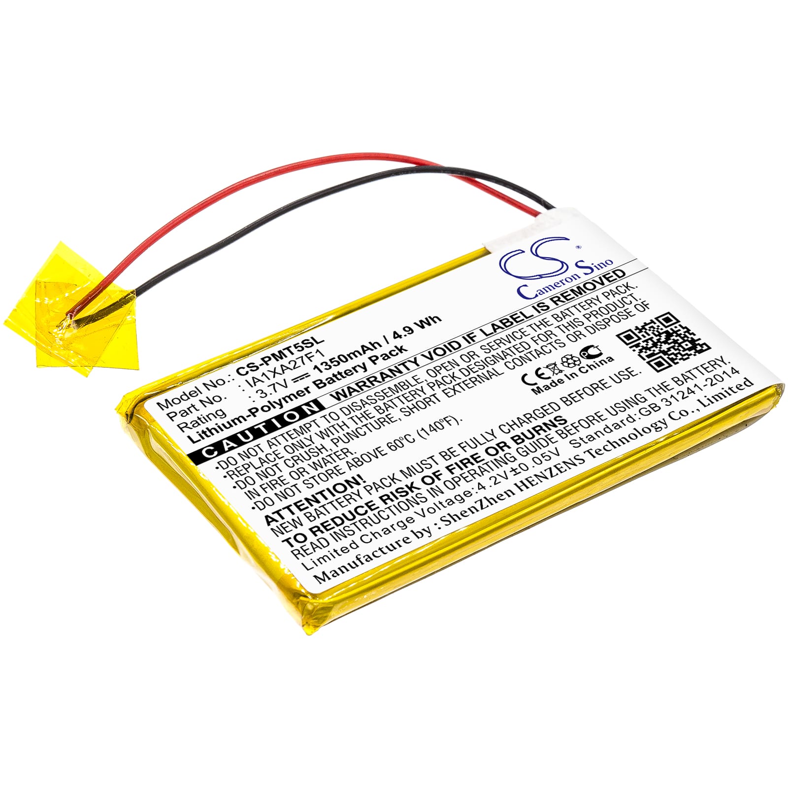 Batteri till Palm Tungsten T5