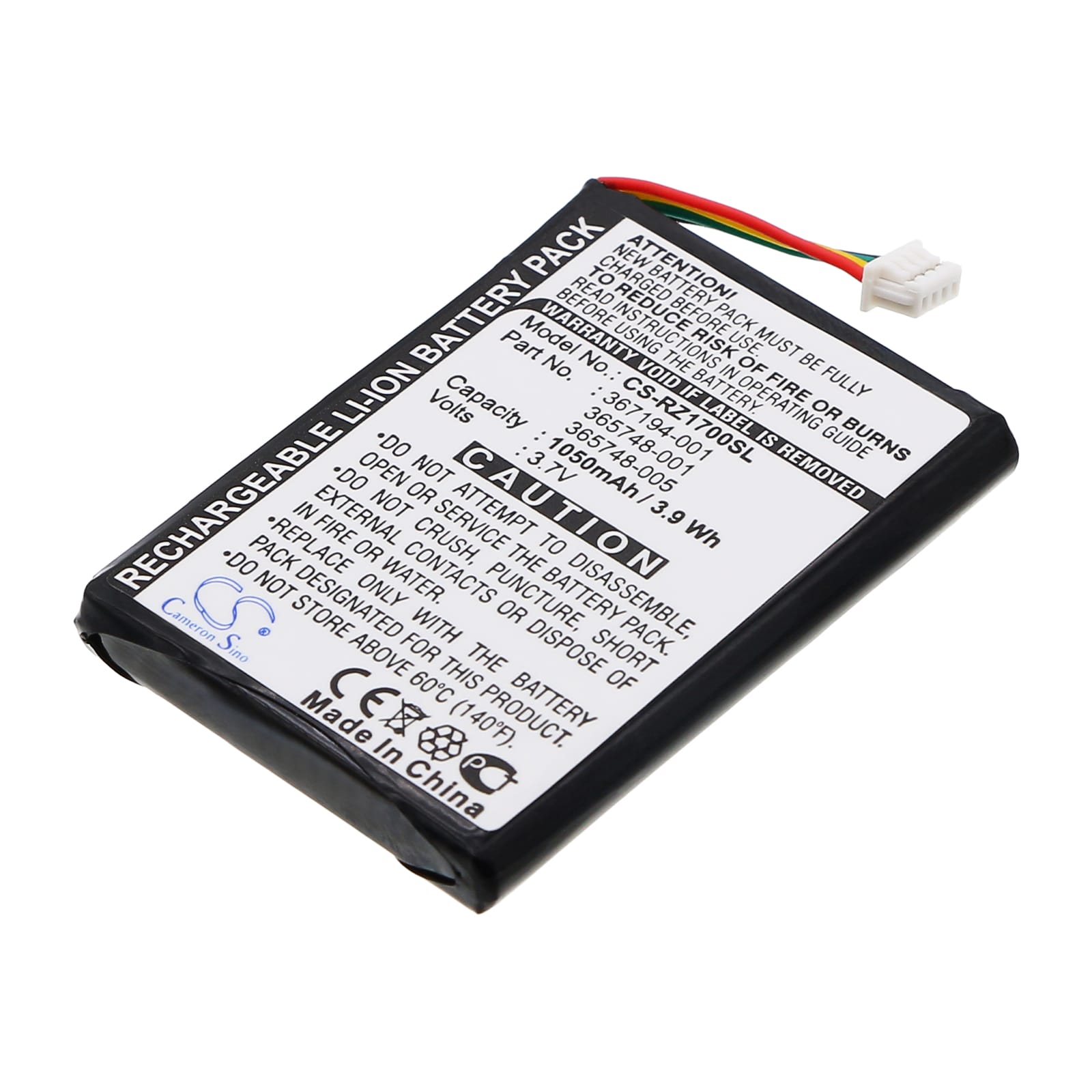 Batteri till iPAQ RZ1700 mfl - 1.050 mAh