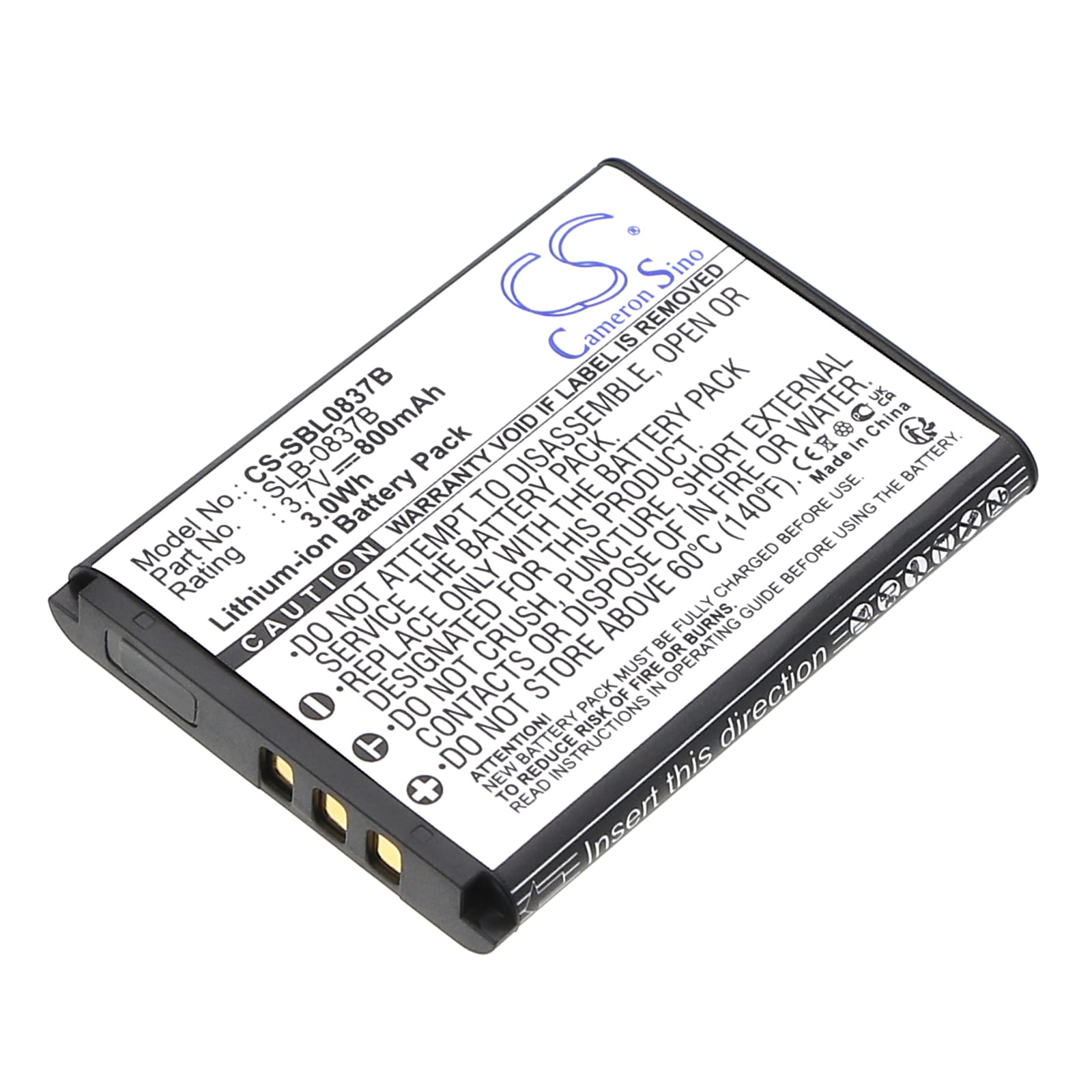Batteri till Samsung som ersätter SLB-0837B mfl