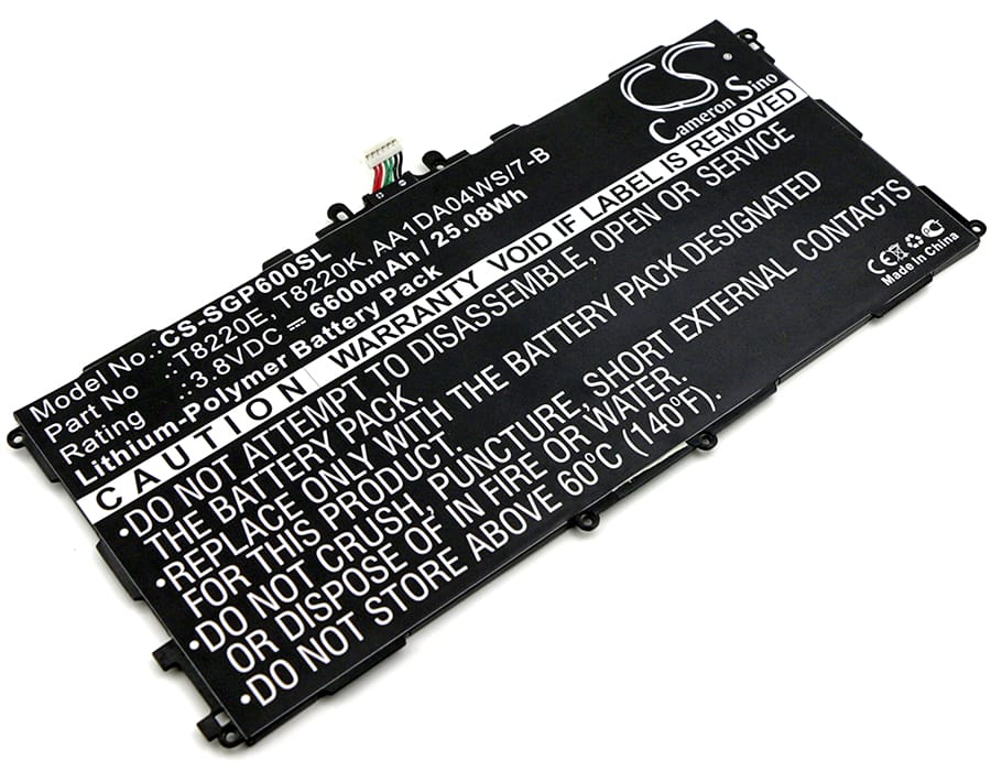 Batteri till Samsung Galaxy Note 10.1 mfl - 6.600 mAh