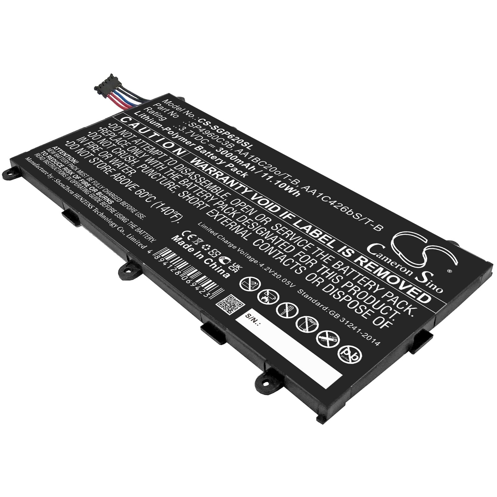 Batteri till Samsung Galaxy Tab 7.0 - 4.000 mAh