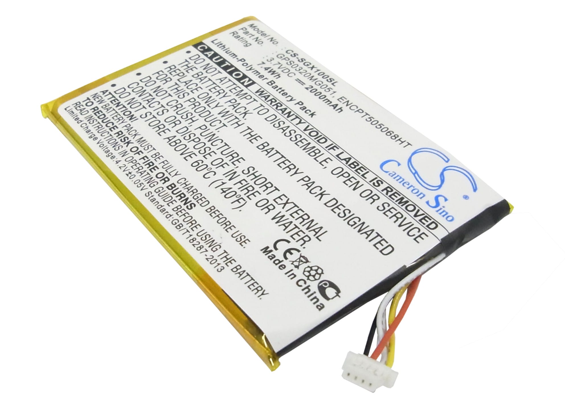 Batteri till SkyGolf SkyCaddie SGXw mfl