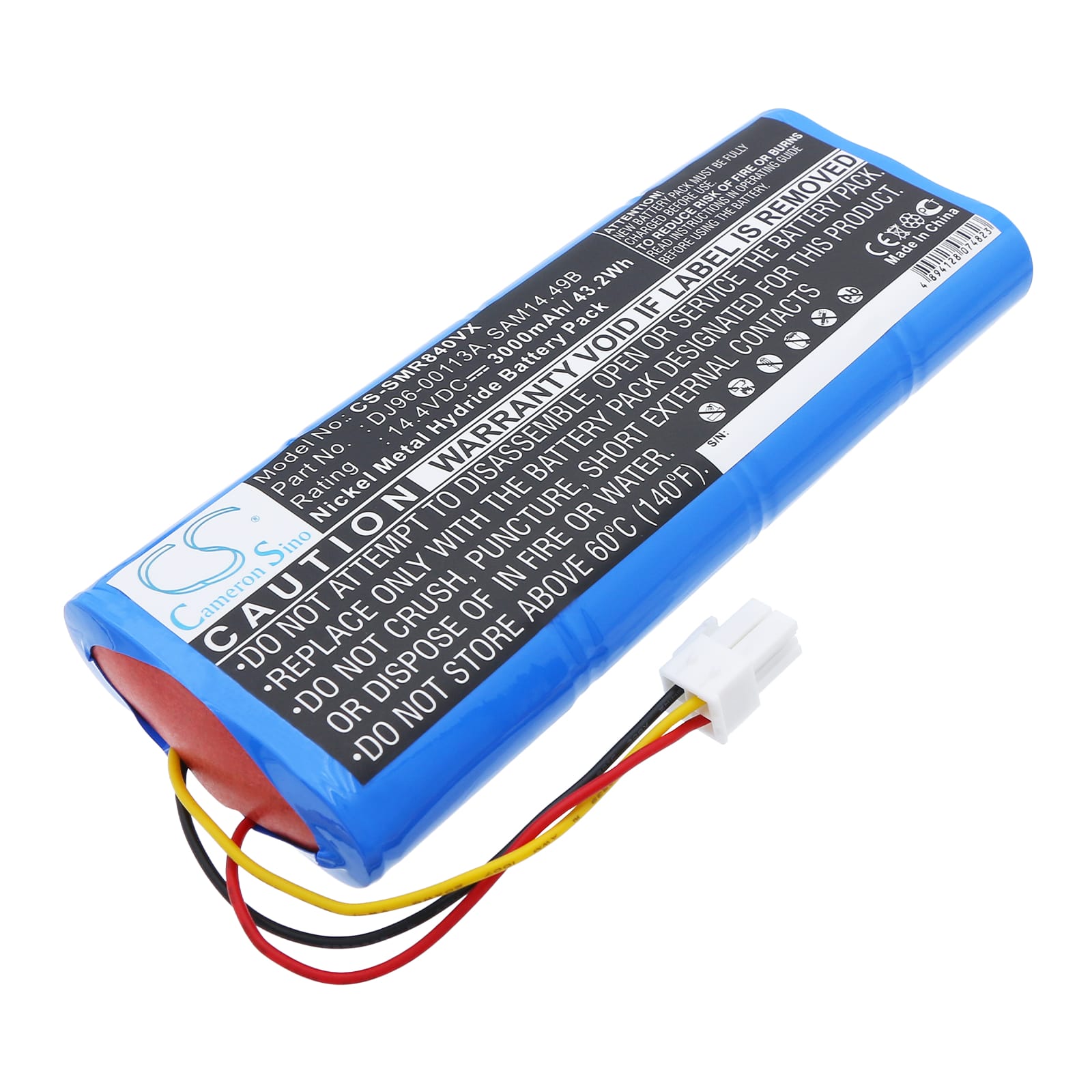 Batteri till Samsung VC-RA84V mfl