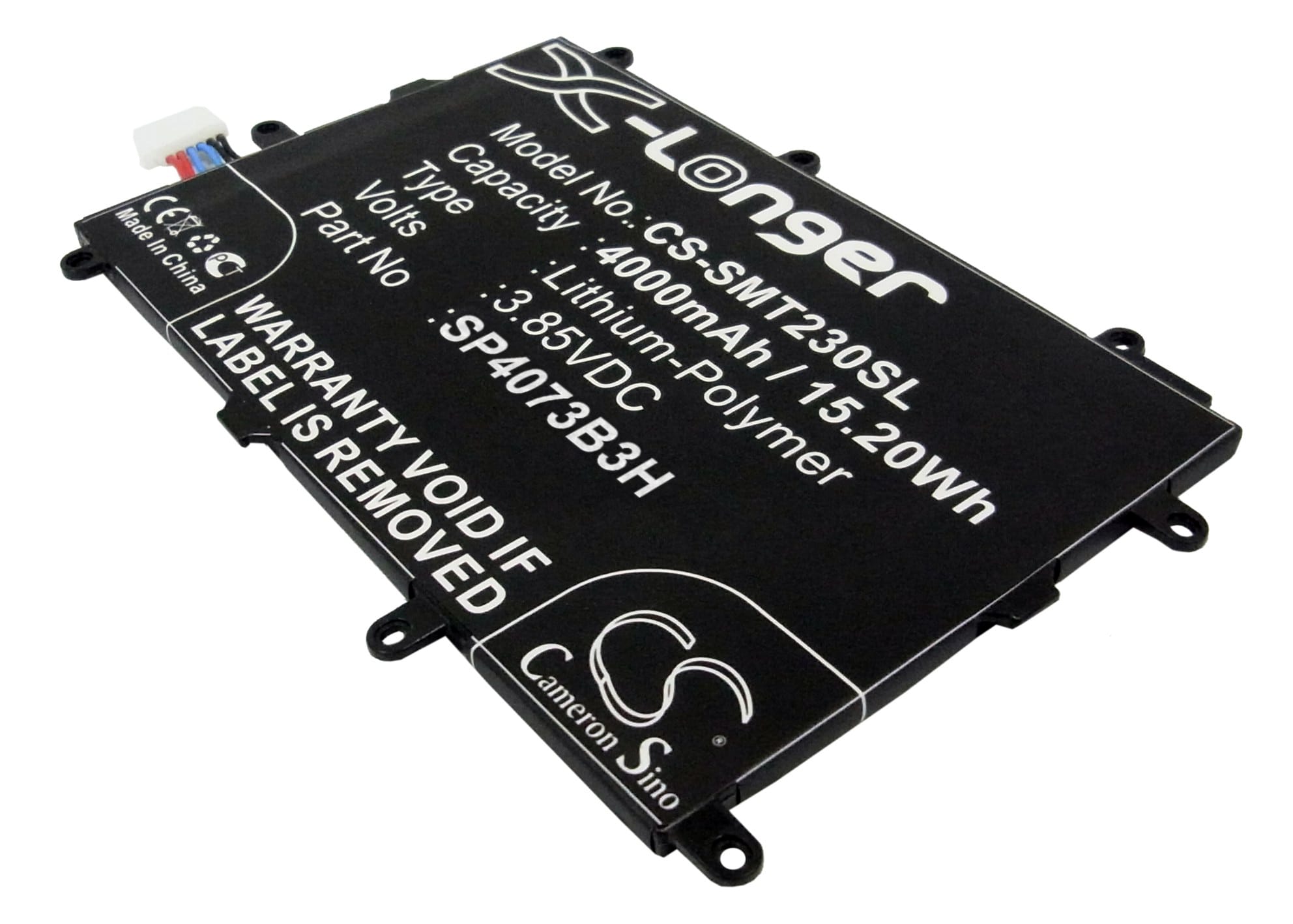 Batteri till Samsung SM-230 mfl - 4.000 mAh
