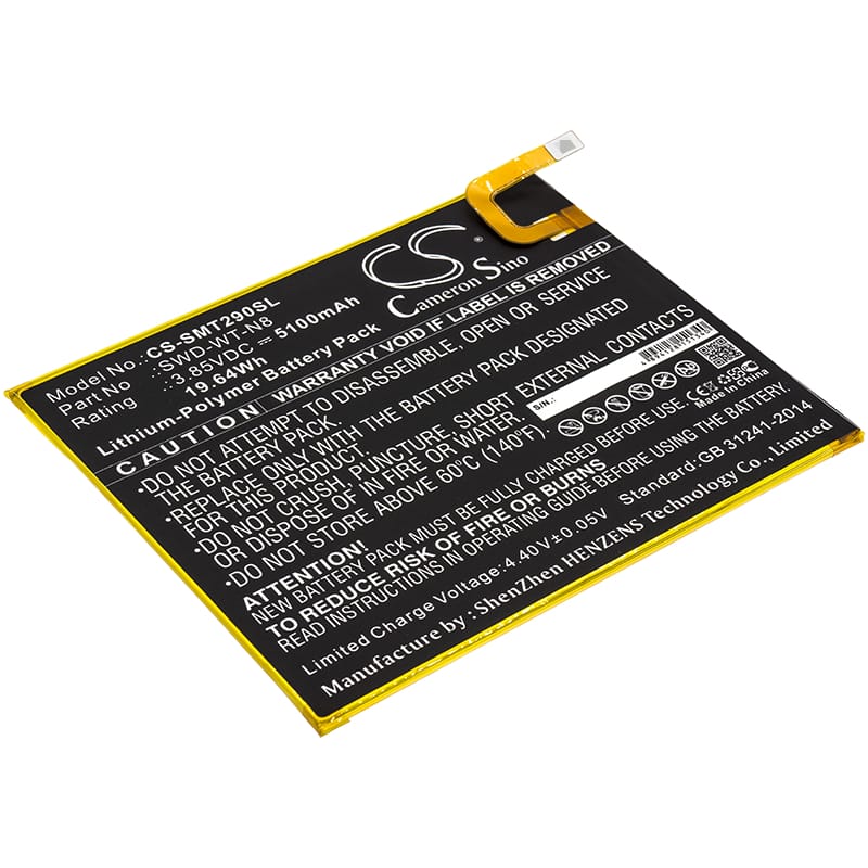 Batteri till Samsung Galaxy Tab A 8.0 2019 mfl - 5.100 mAh
