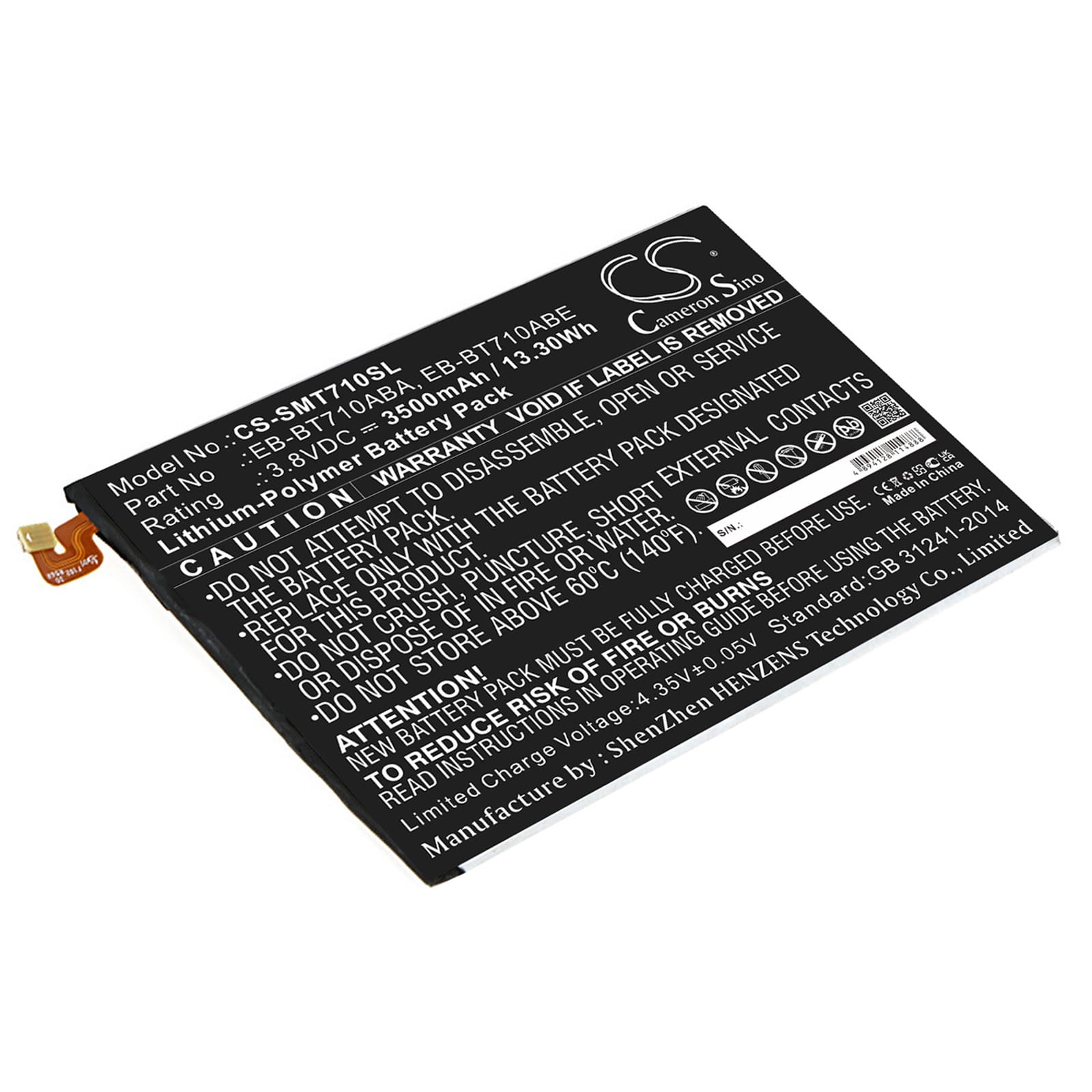 Batteri till Samsung Galaxy Tab S2 8.0 mfl - 3.900 mAh