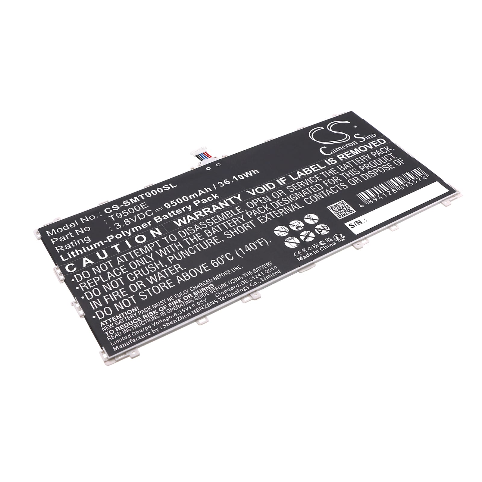 Batteri till Samsung SM-T900 mfl - 9.500 mAh