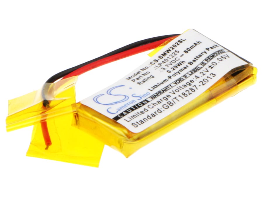 Batteri till Sony NWZ-W202 - 80 mAh