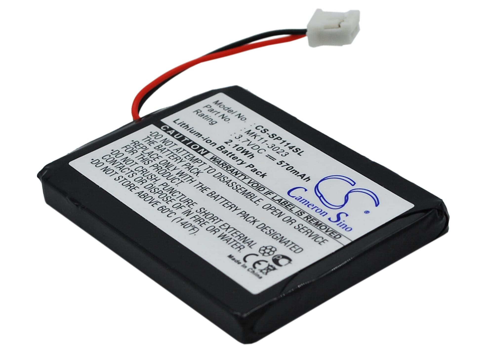 Batteri till PS3 Wireless Qwerty Keypad - 570 mAh