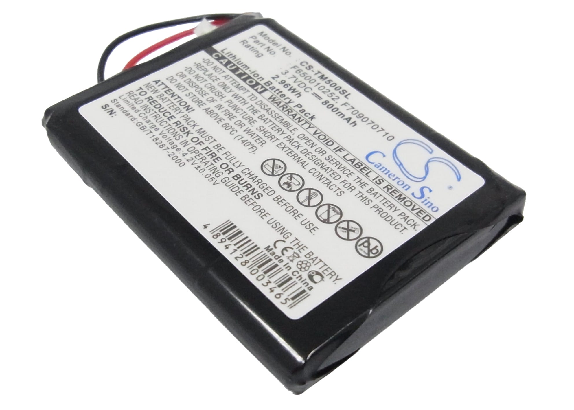 Batteri till TomTom One / Rider mfl - 800 mAh