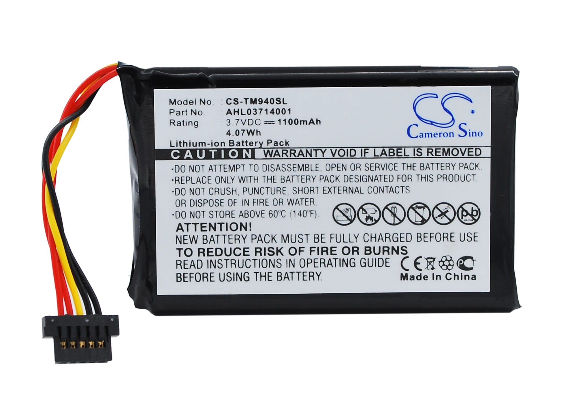 Batteri till TomTom Go 940 mfl