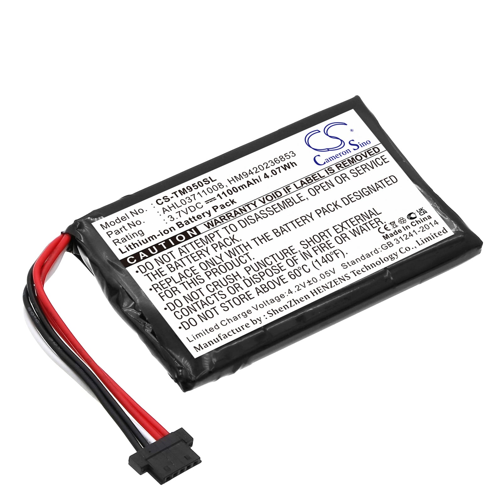 Batteri till TomTom Go 950 mfl