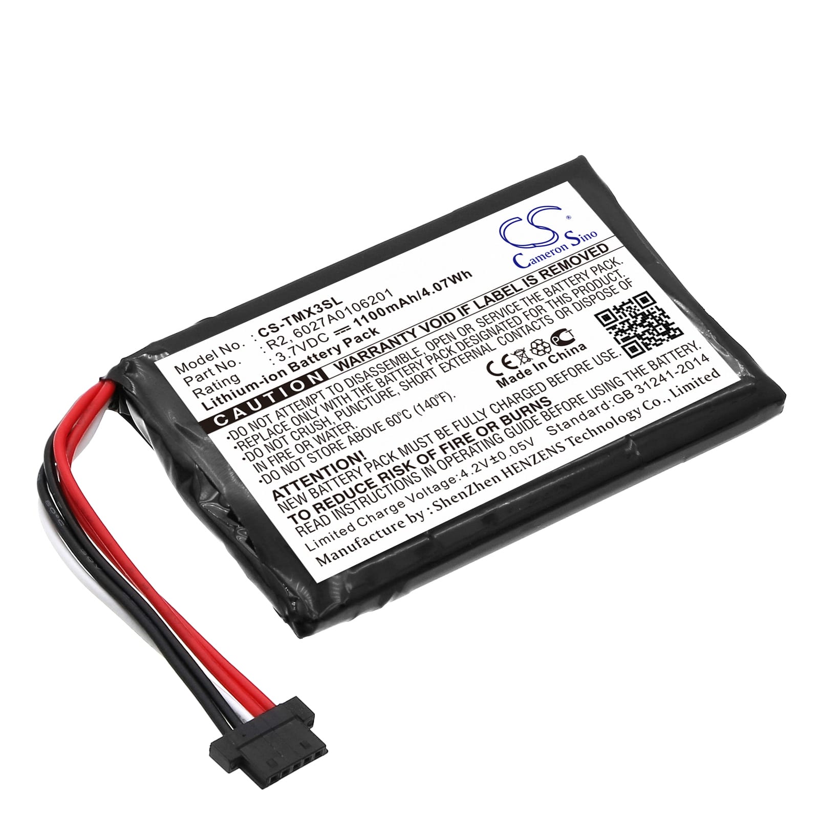 Batteri till TomTom XXL IQ Routes mfl