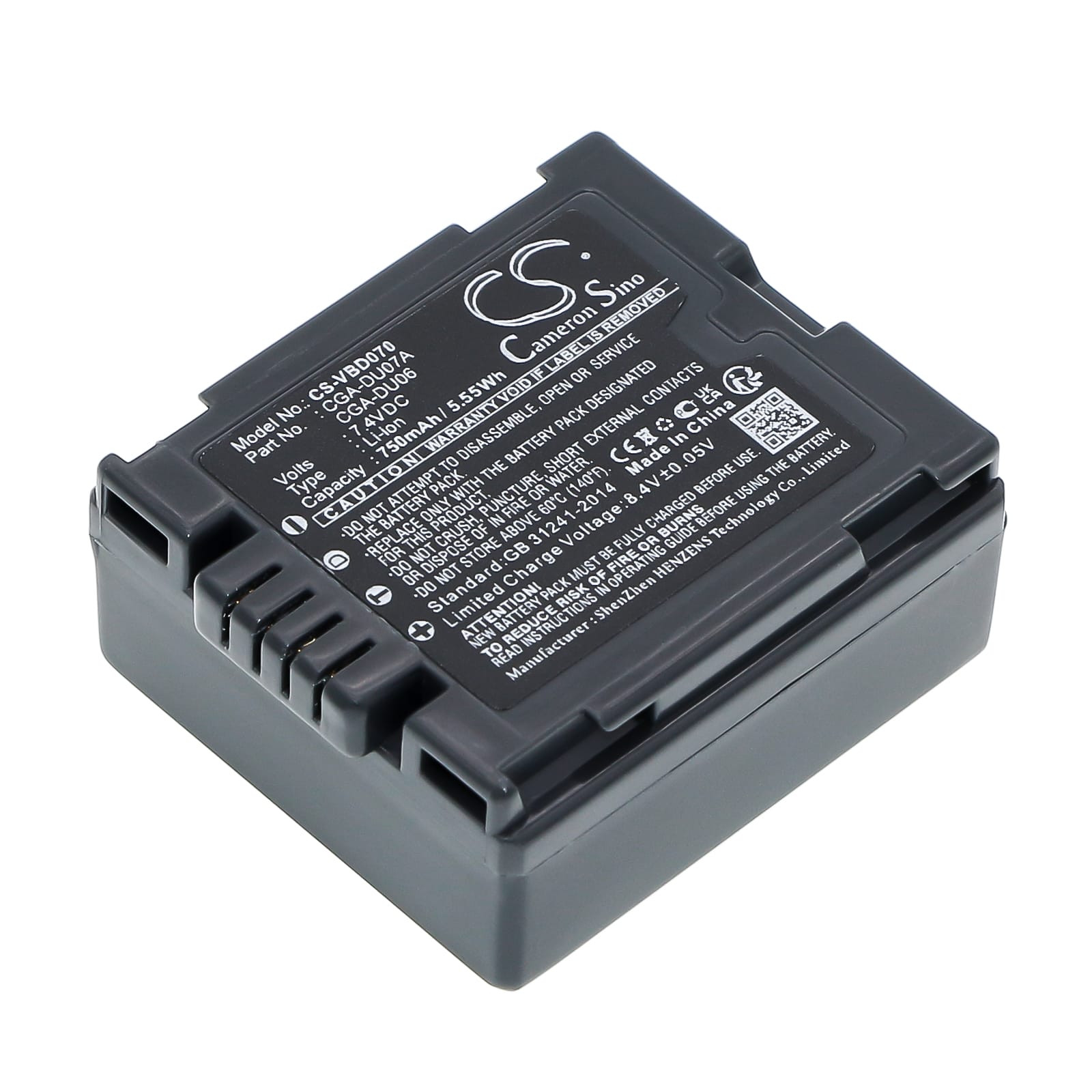 Batteri till Panasonic - CGA-DU06 mfl