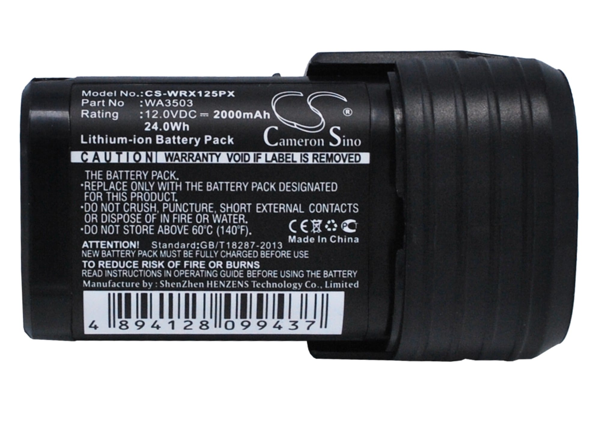 Batteri till Worx WX125 mfl - 2.000 mAh