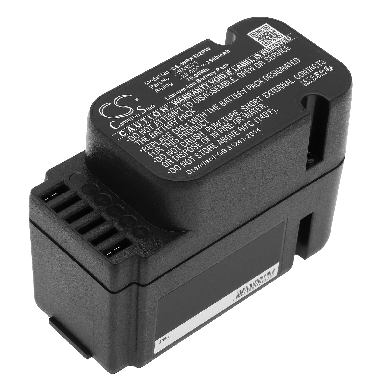 Batteri till Worx Landroid M 800 mfl - 2.500 mAh