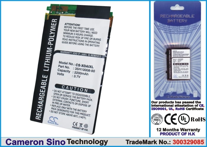 Batteri till Qtek 1010 - 2.200 mAh