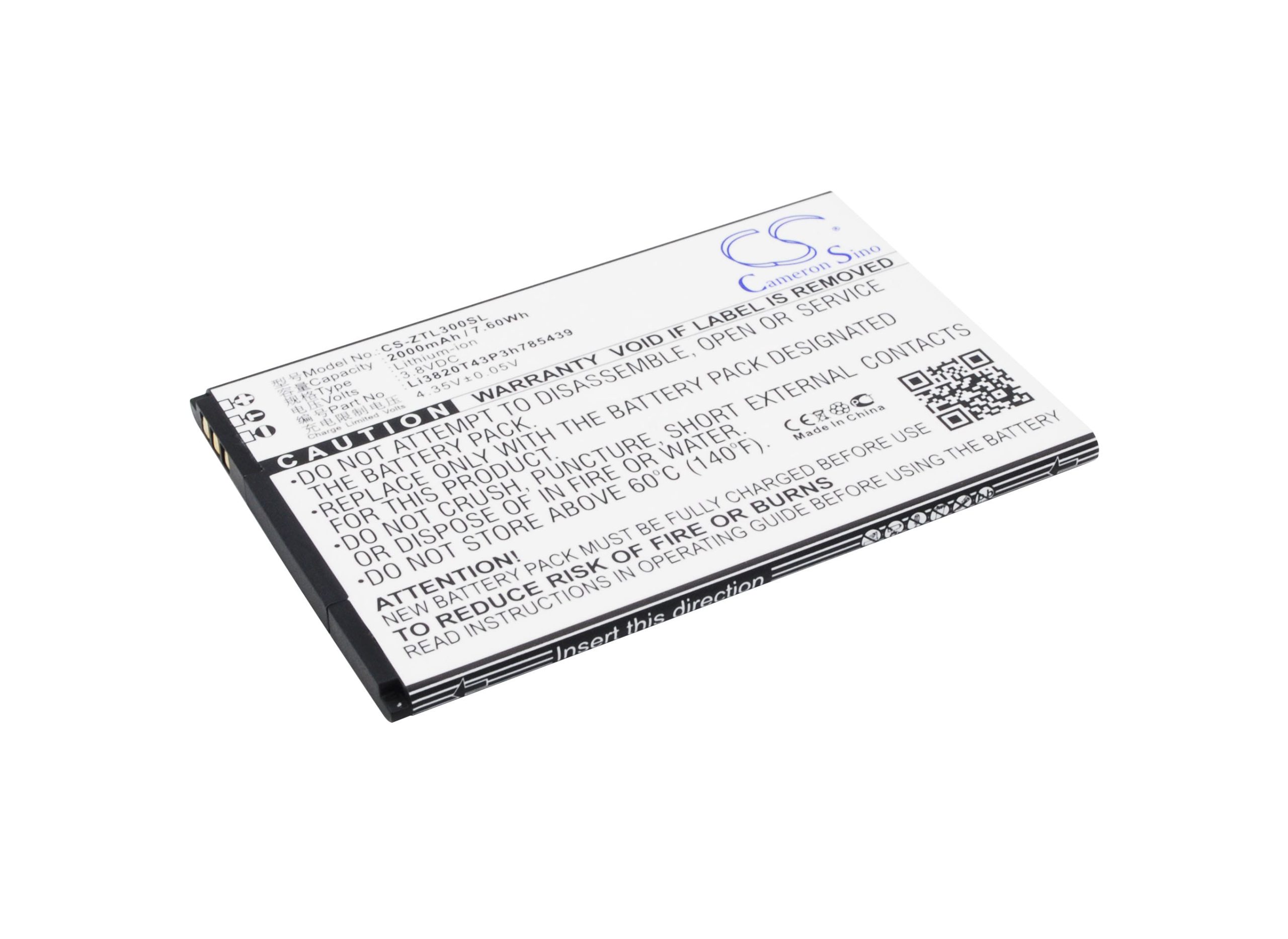 Batteri till ZTE Blade L3 - 2.000 mAh