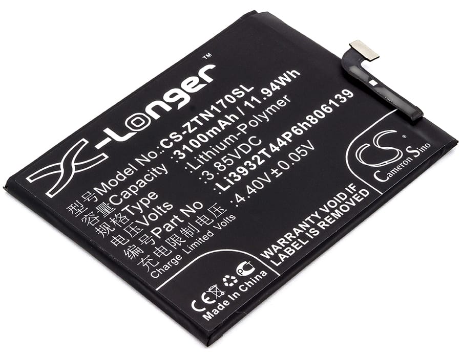 Batteri till ZTE Nubia Z17 mfl - 3.100 mAh