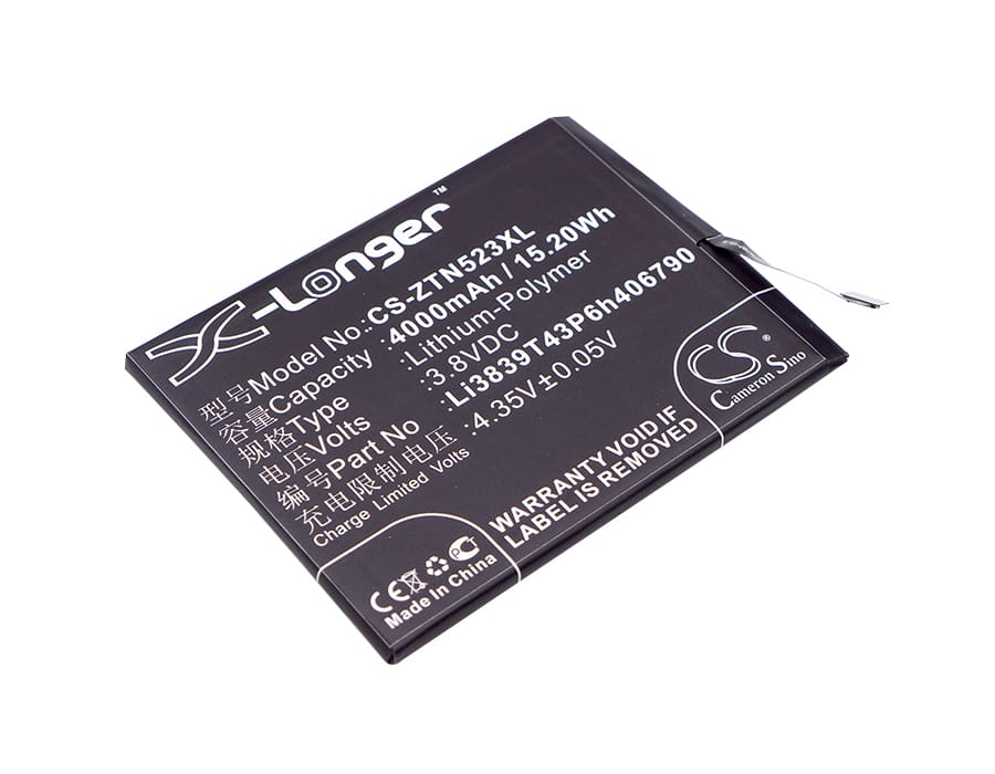 Batteri till ZTE Nubia Z11 Max mfl - 4.000 mAh