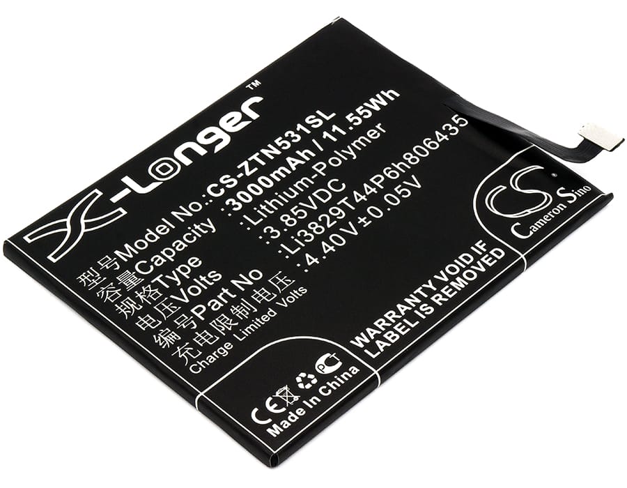 Batteri till ZTE Nubia Z11 mfl - 3.000 mAh