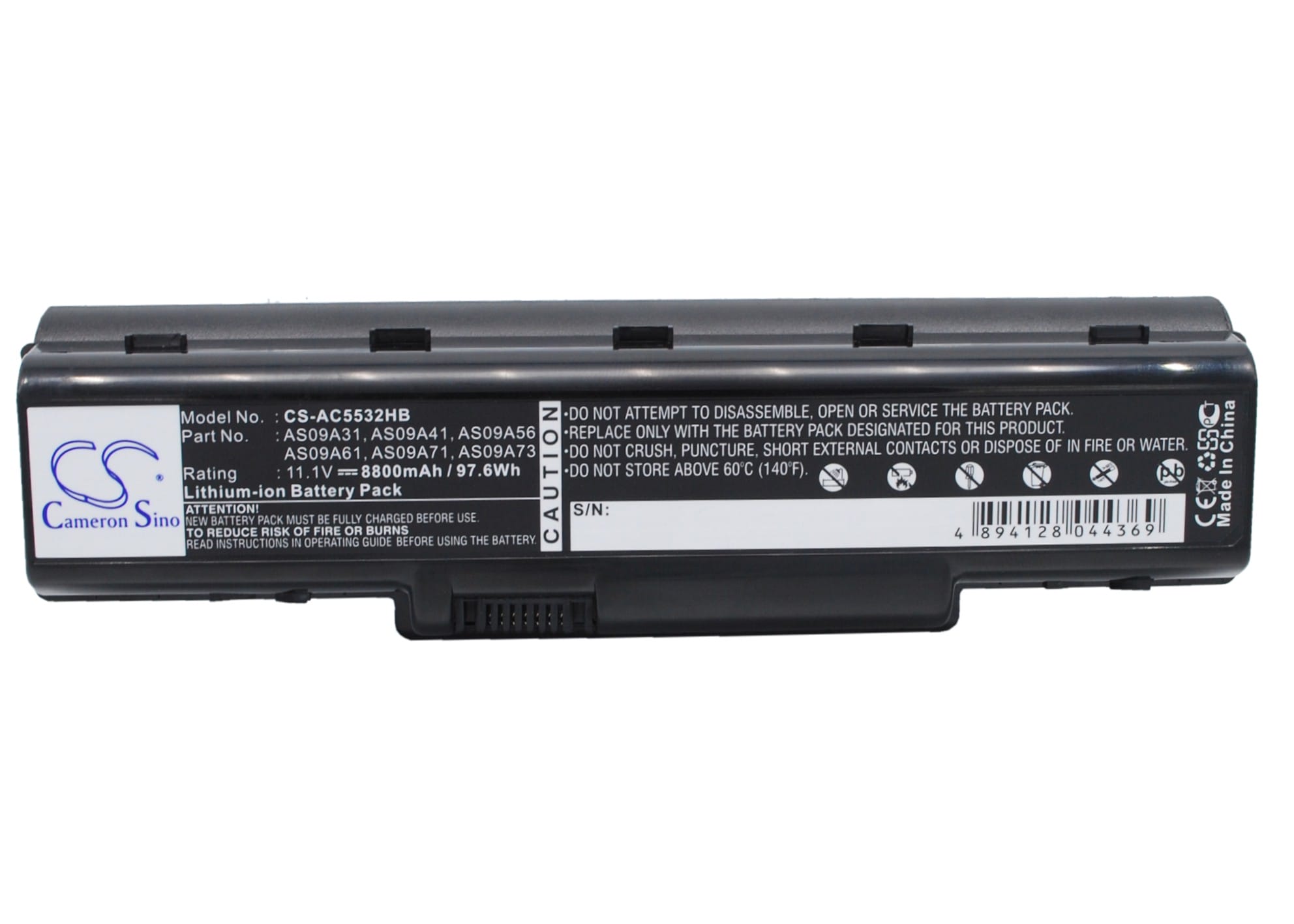 Batteri till Acer Aspire 4732 mfl - 8.800 mAh