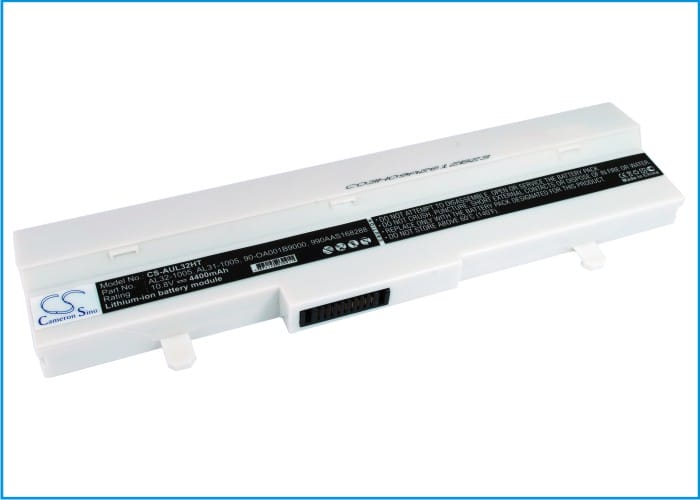 Batteri till Asus Eee PC 1005HA mfl - 4.400 mAh - Vit