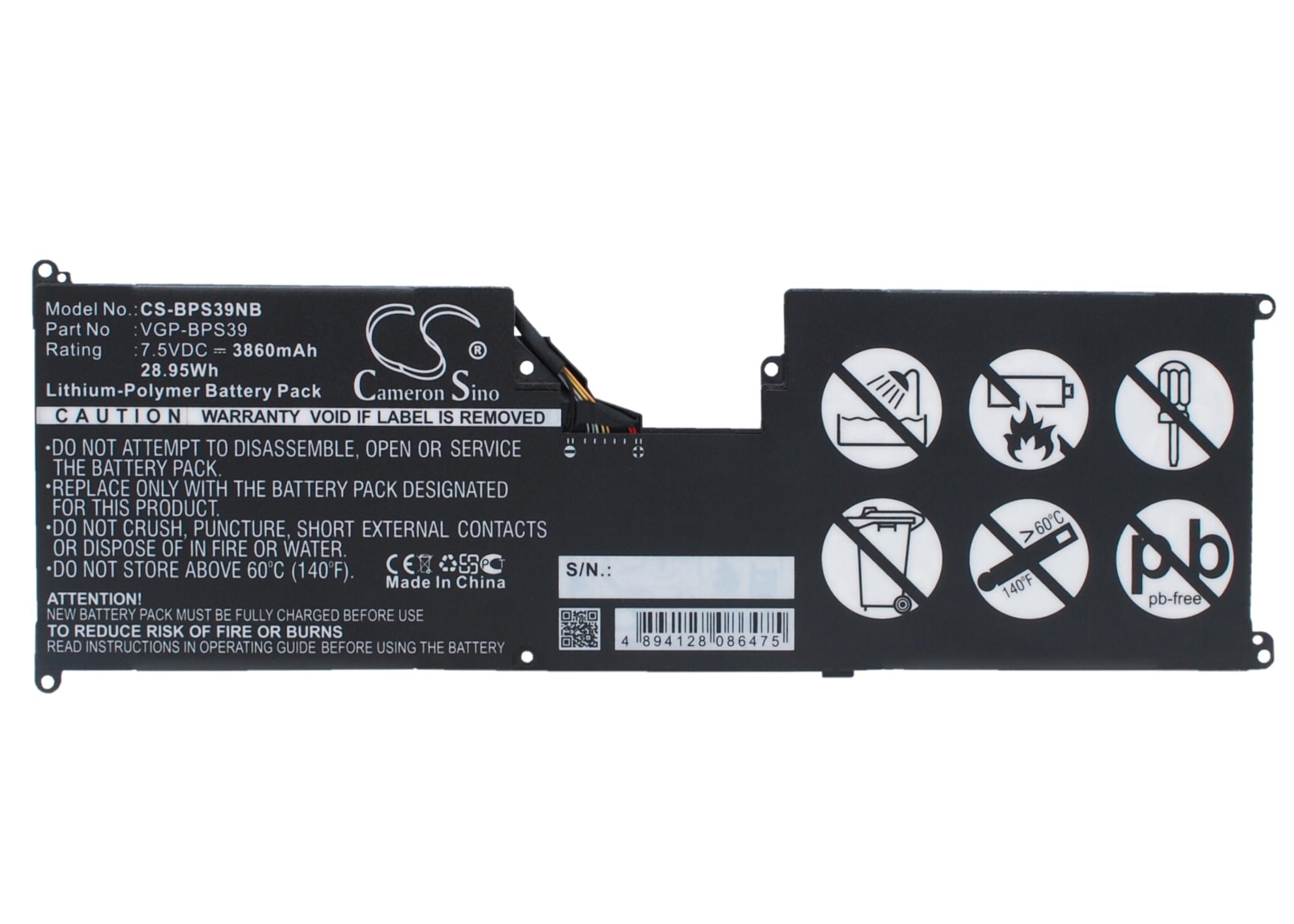 Batteri till Sony VAIO Tap 11 mfl - 3.860 mAh