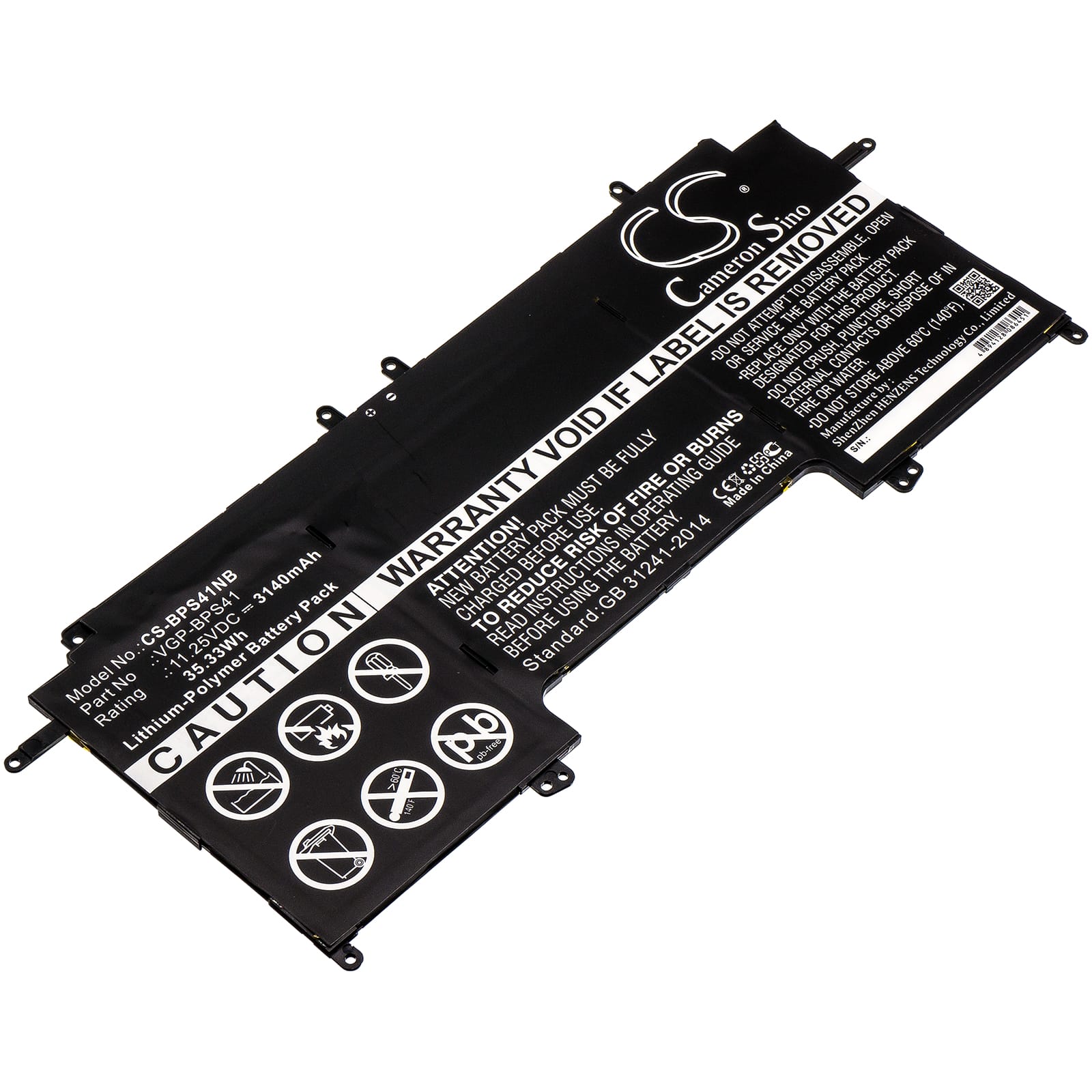 Batteri till Sony VAIO Fit 13A mfl - 3.140 mAh