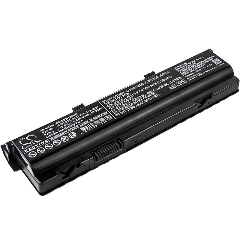 Batteri till Dell Alienware M15X mfl - 4.400 mAh