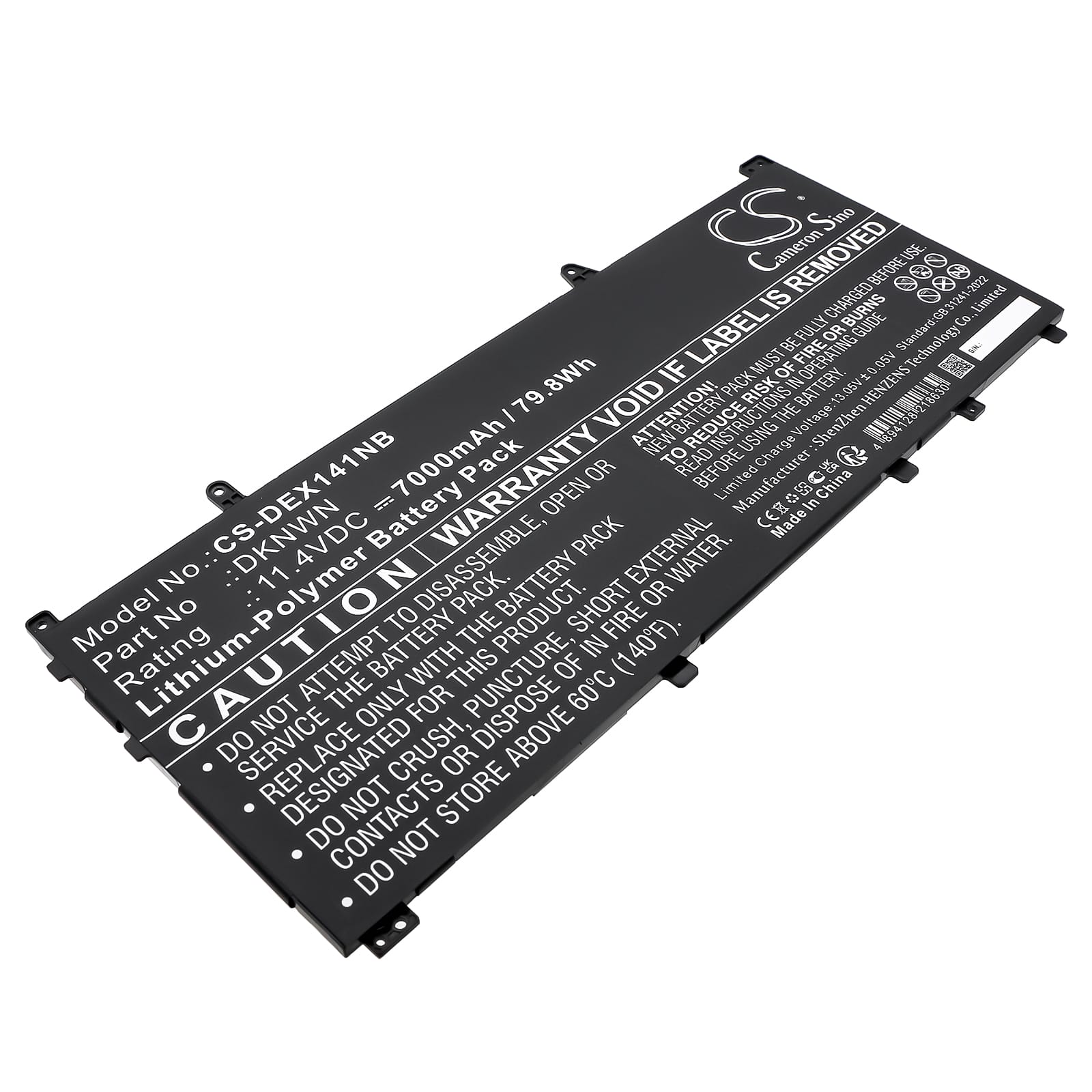Batteri till Dell Alienware X14 R1 mfl - 7.000 mAh
