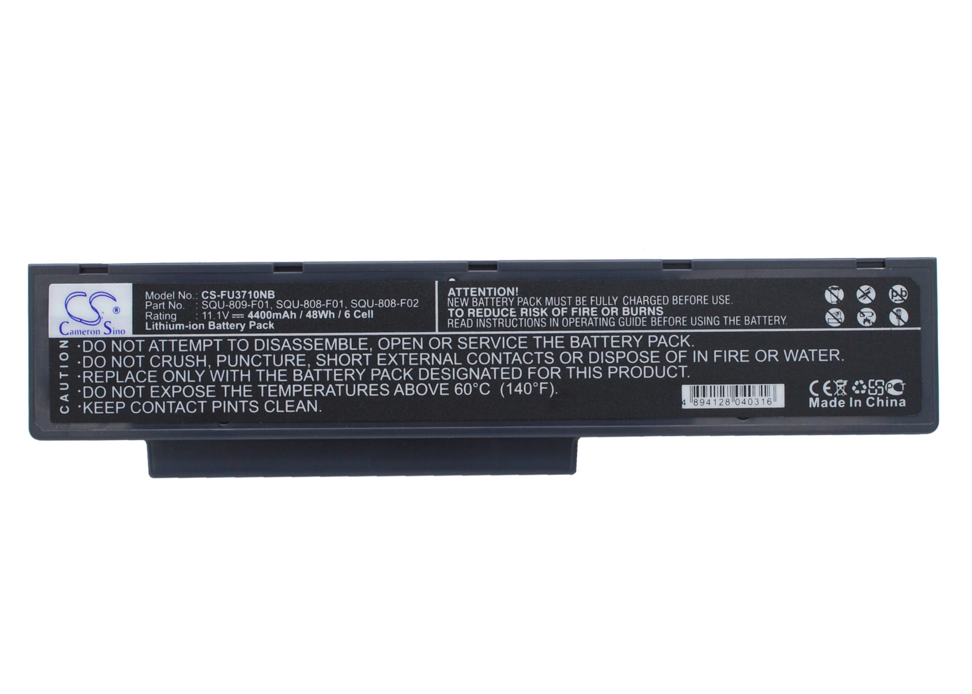 Batteri till Fujitsu Siemens Amilo Li3710 mfl