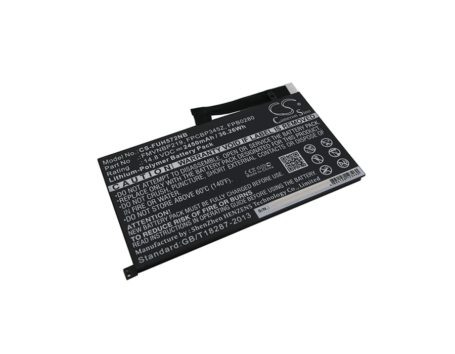 Batteri till Fujitsu LifeBook UH572 - 2.450 mAh