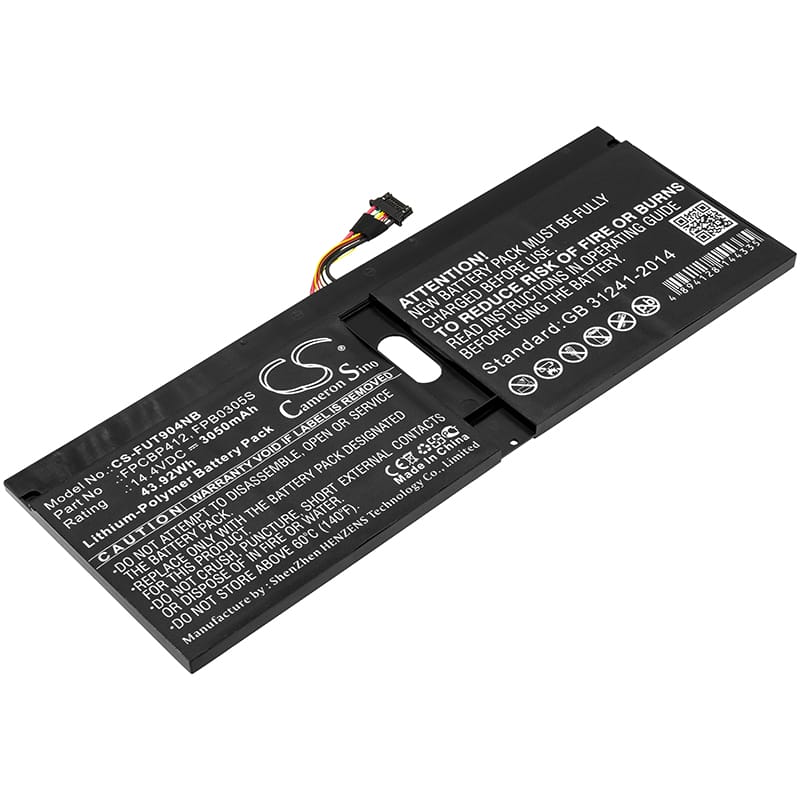 Batteri till Fujitsu Lifebook U904 mfl - 3.050 mAh