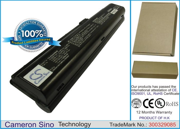 Batteri till HP Pavilion DV9000 Serie - 6.600 mAh