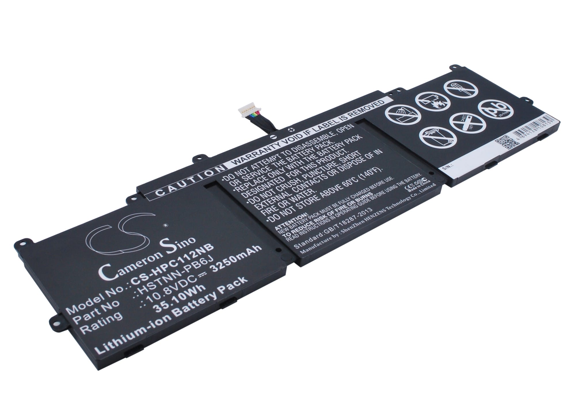 Batteri till HP Chromebook 11-2101tu mfl - 3.250 mAh