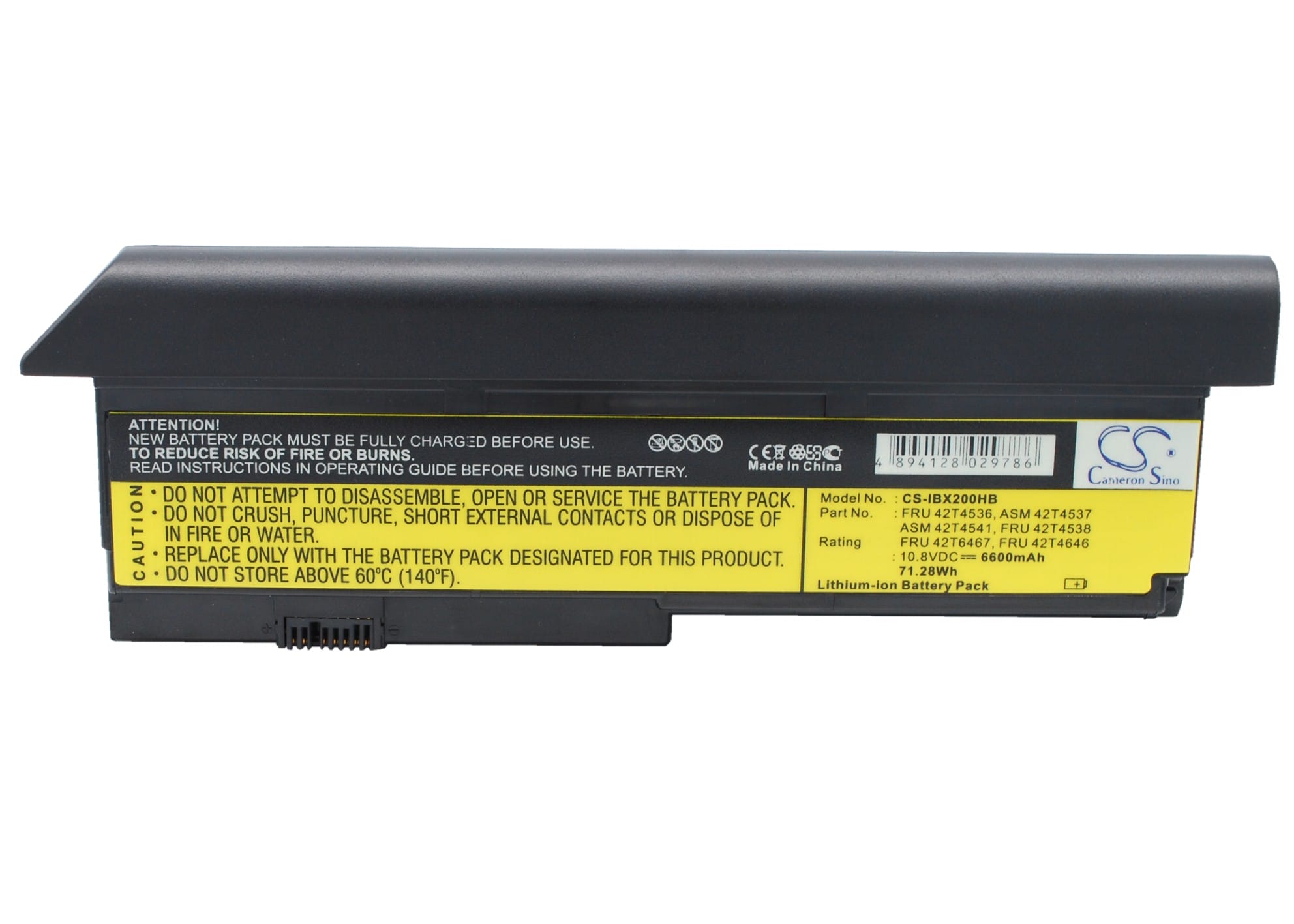 Batteri till Lenovo ThinkPad X200 mfl - 6.600 mAh