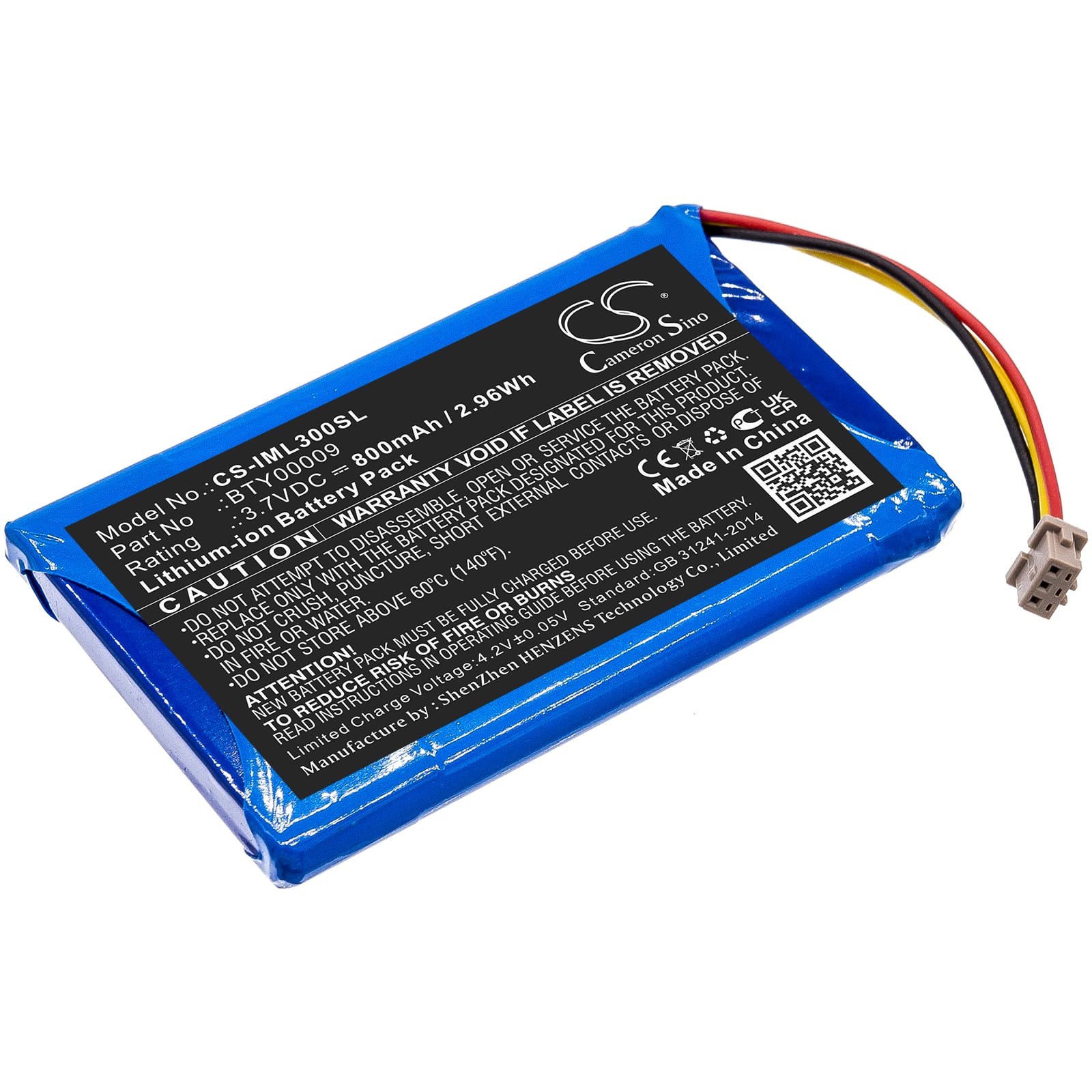 Batteri till Ingenico LEC-V03.00-0242 mfl - 800 mAh