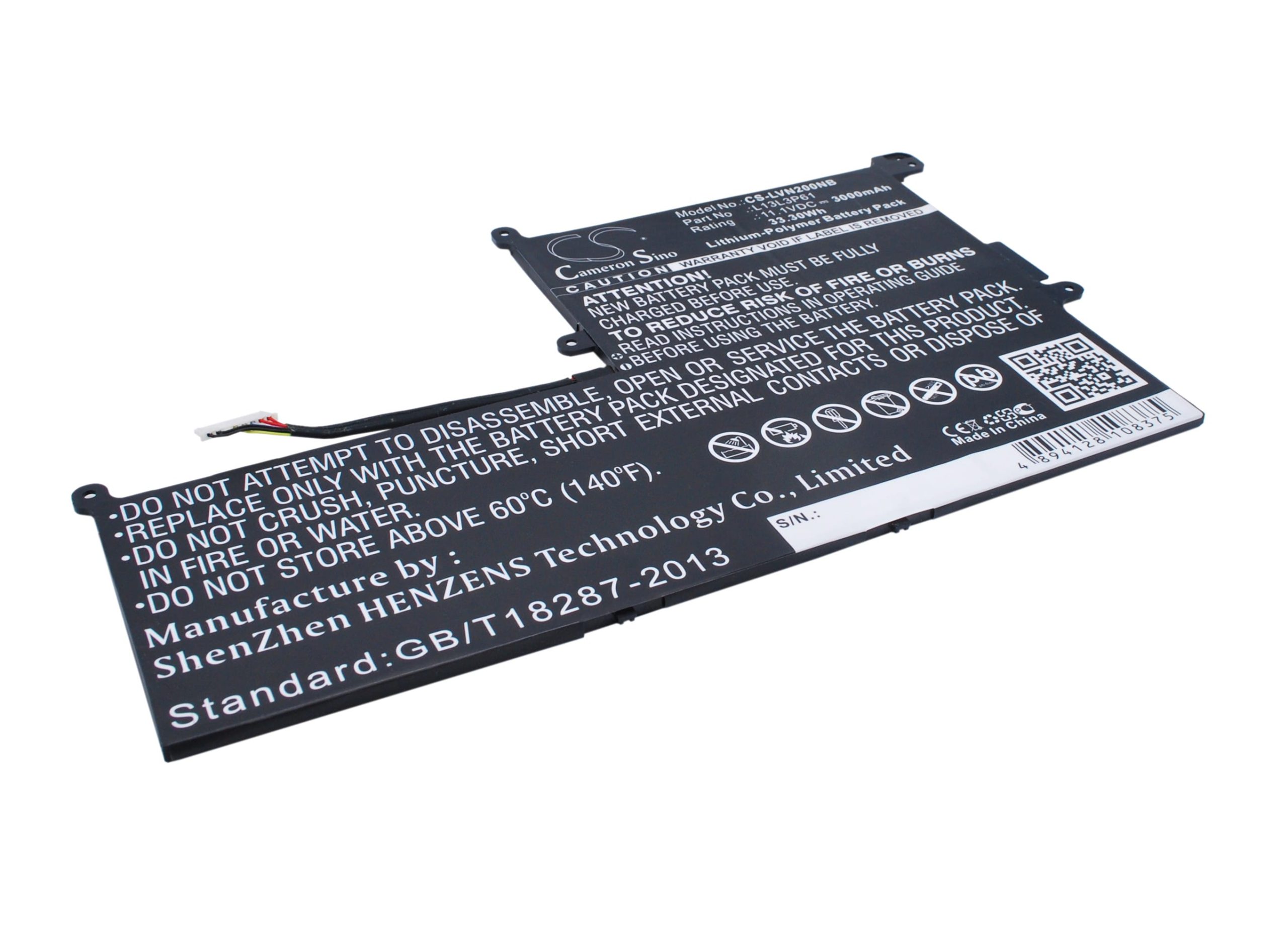 Batteri till Lenovo Chromebook N20P mfl - 3.000 mAh