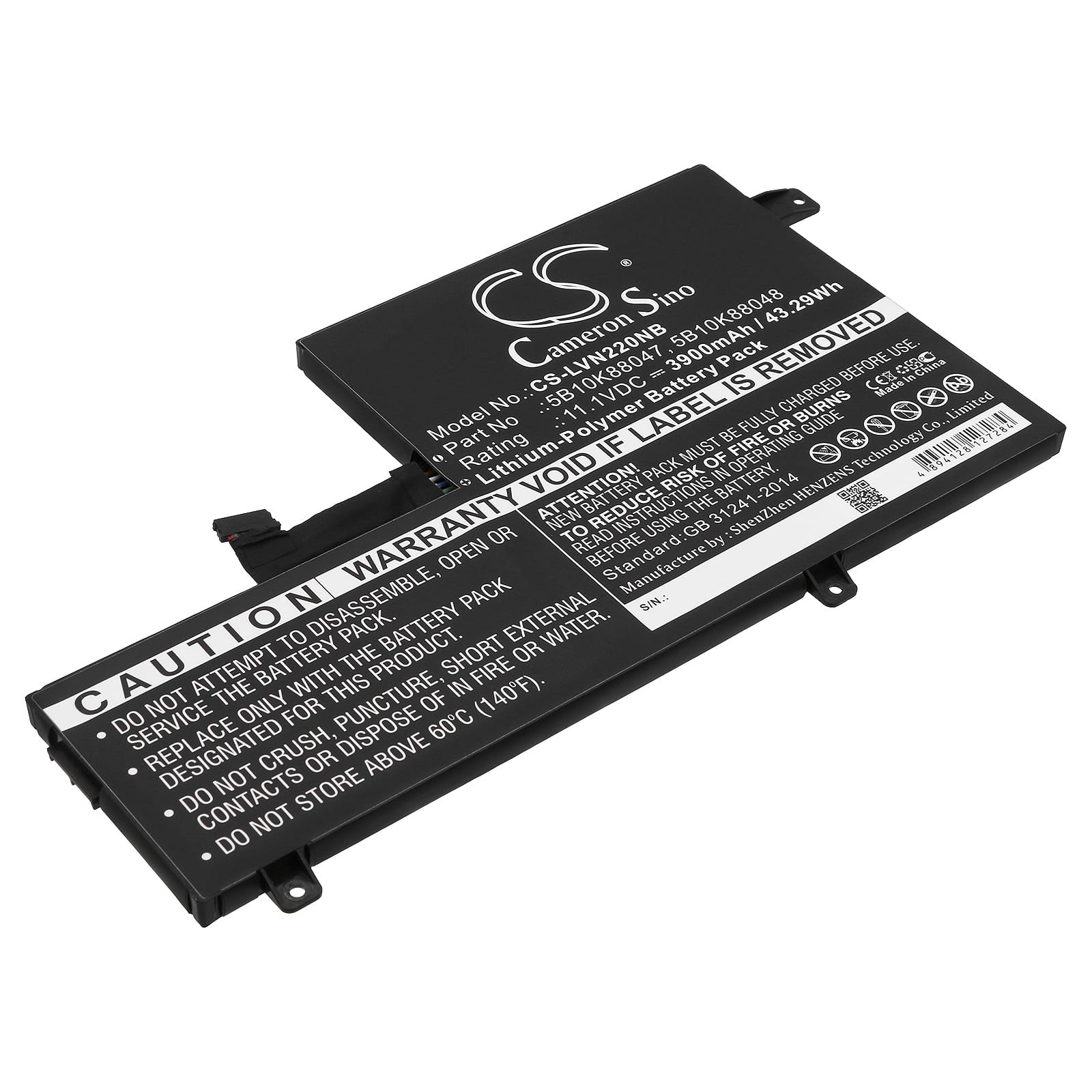 Batteri till Lenovo Chromebook N22 mfl - 3.900 mAh